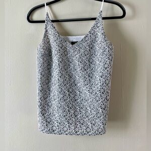 Banana Republic Y2K Strap Shirt-White Lace-Size XS